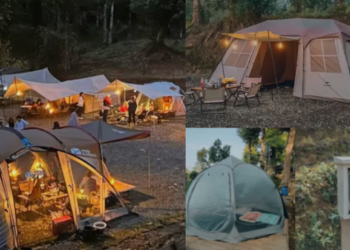 Viral di Media Sosial! Rengganis Campsite Ciwidey Jadi Surga Camping Ala Korea di Bandung Selatan