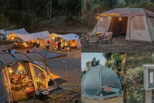 Viral di Media Sosial! Rengganis Campsite Ciwidey Jadi Surga Camping Ala Korea di Bandung Selatan