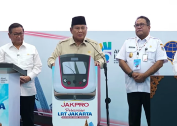 Prabowo Resmikan LRT Kelapa Gading–Manggarai, Perjalanan Kini Hanya Sekitar 28 Menit