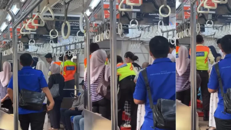 Detik-Detik Ibu Melahirkan di KRL Rangkasbitung–Tanah Abang, Kereta Berhenti di Rawabuntu